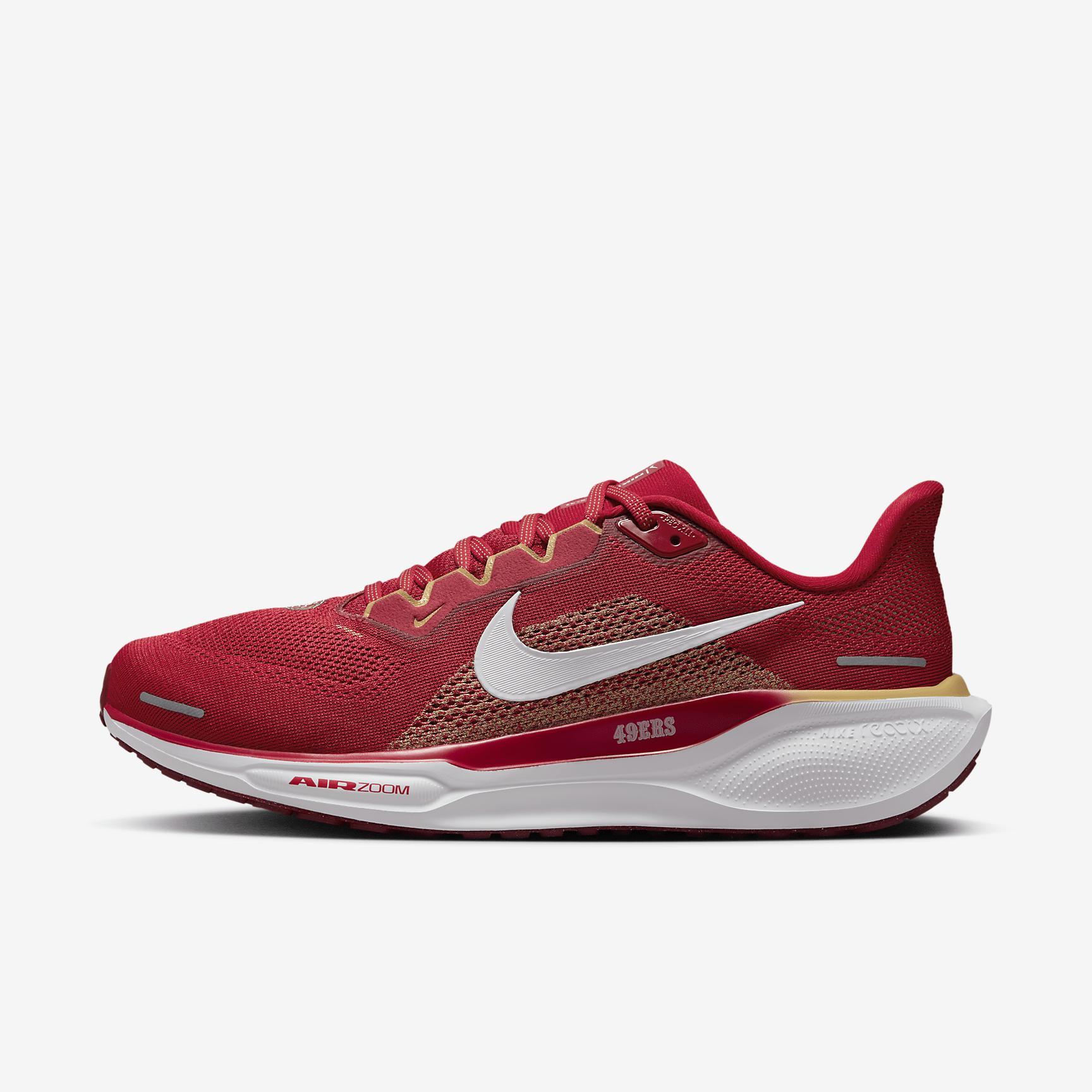 Nike Pegasus 41 NFL San Francisco 49ers Men's Road Running Shoes Product Image