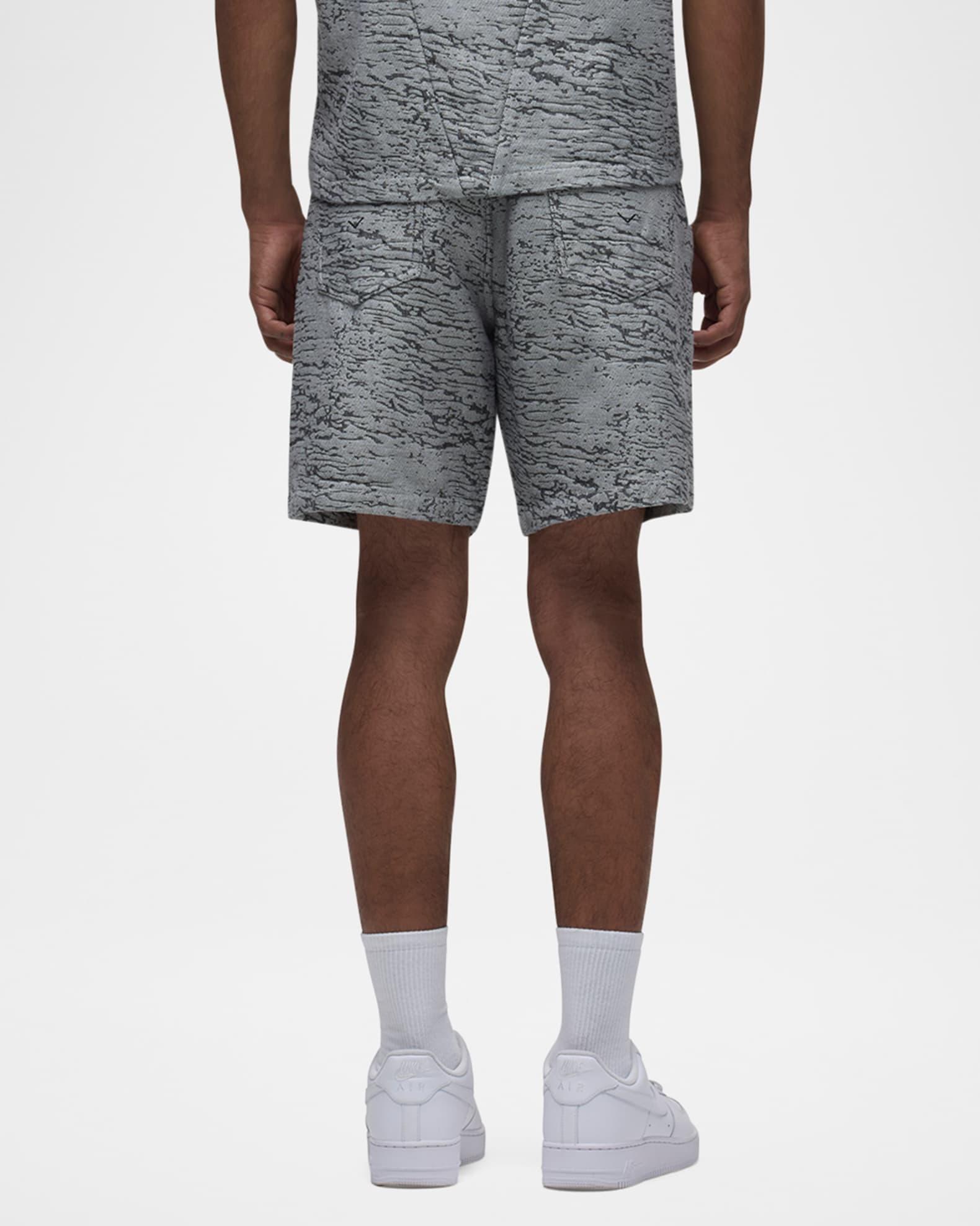 Mens Clint Jacquard Denim Shorts Product Image
