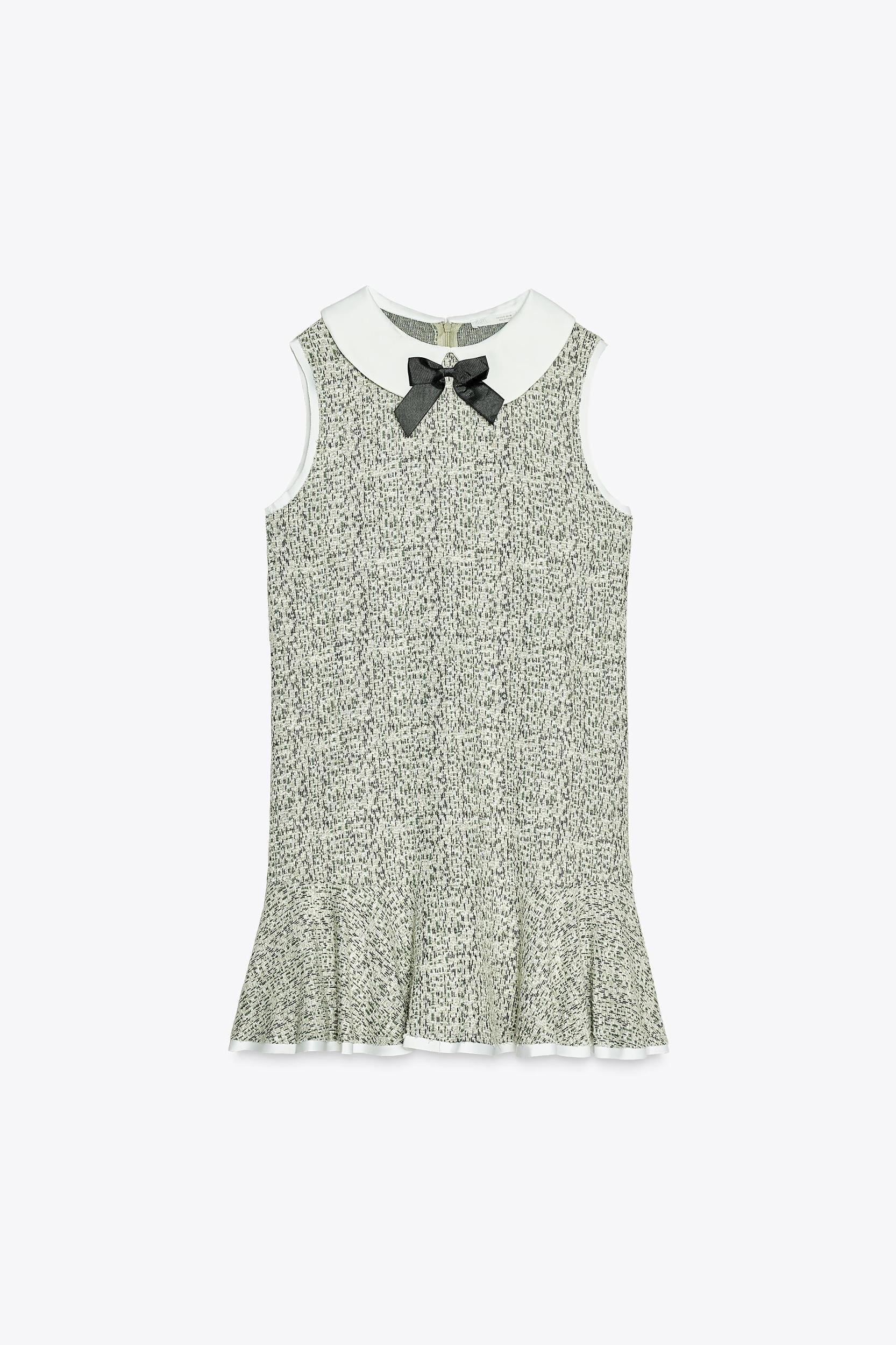 PEPLUM BOW DRESS Product Image