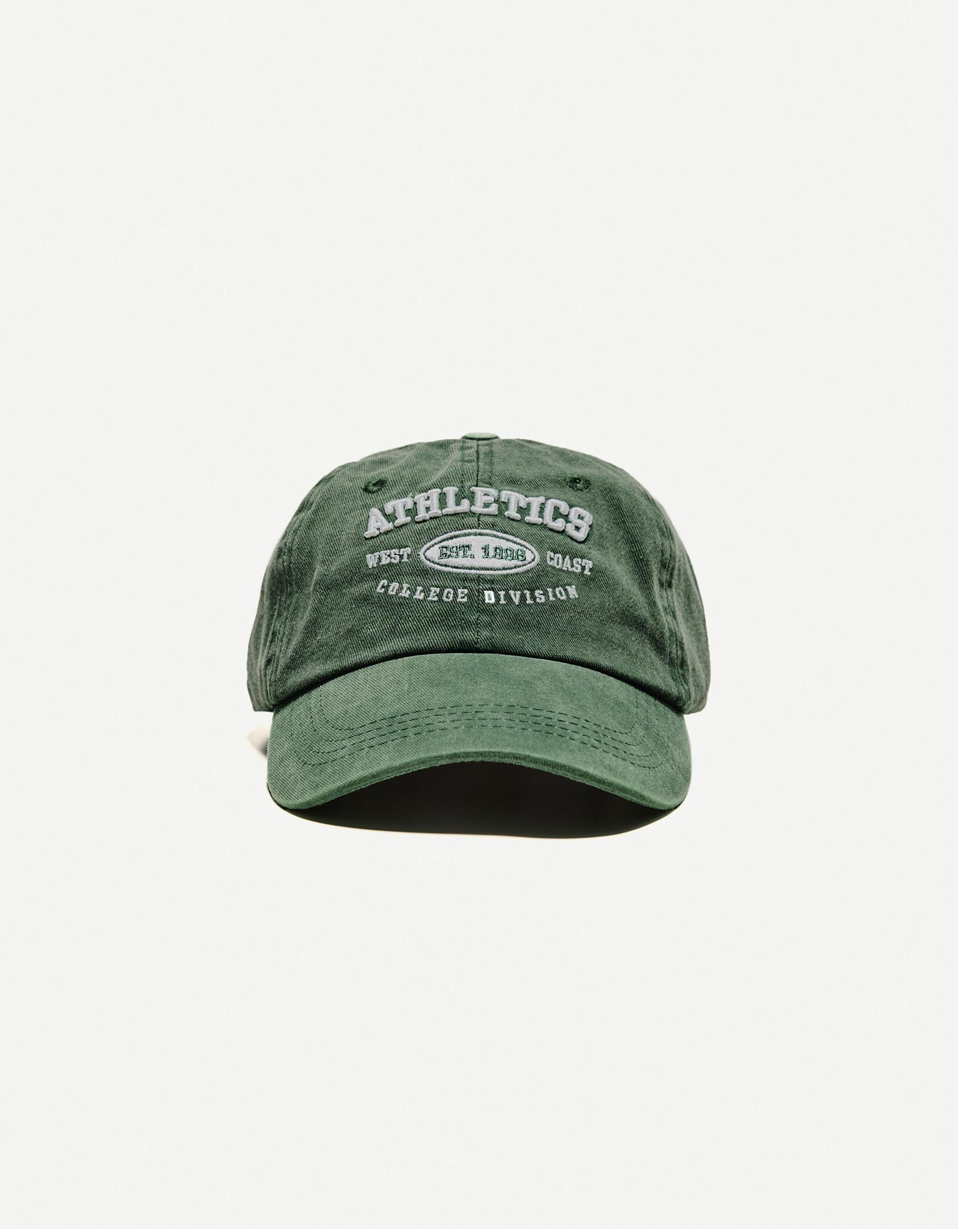 Faded cap with embroidery Product Image