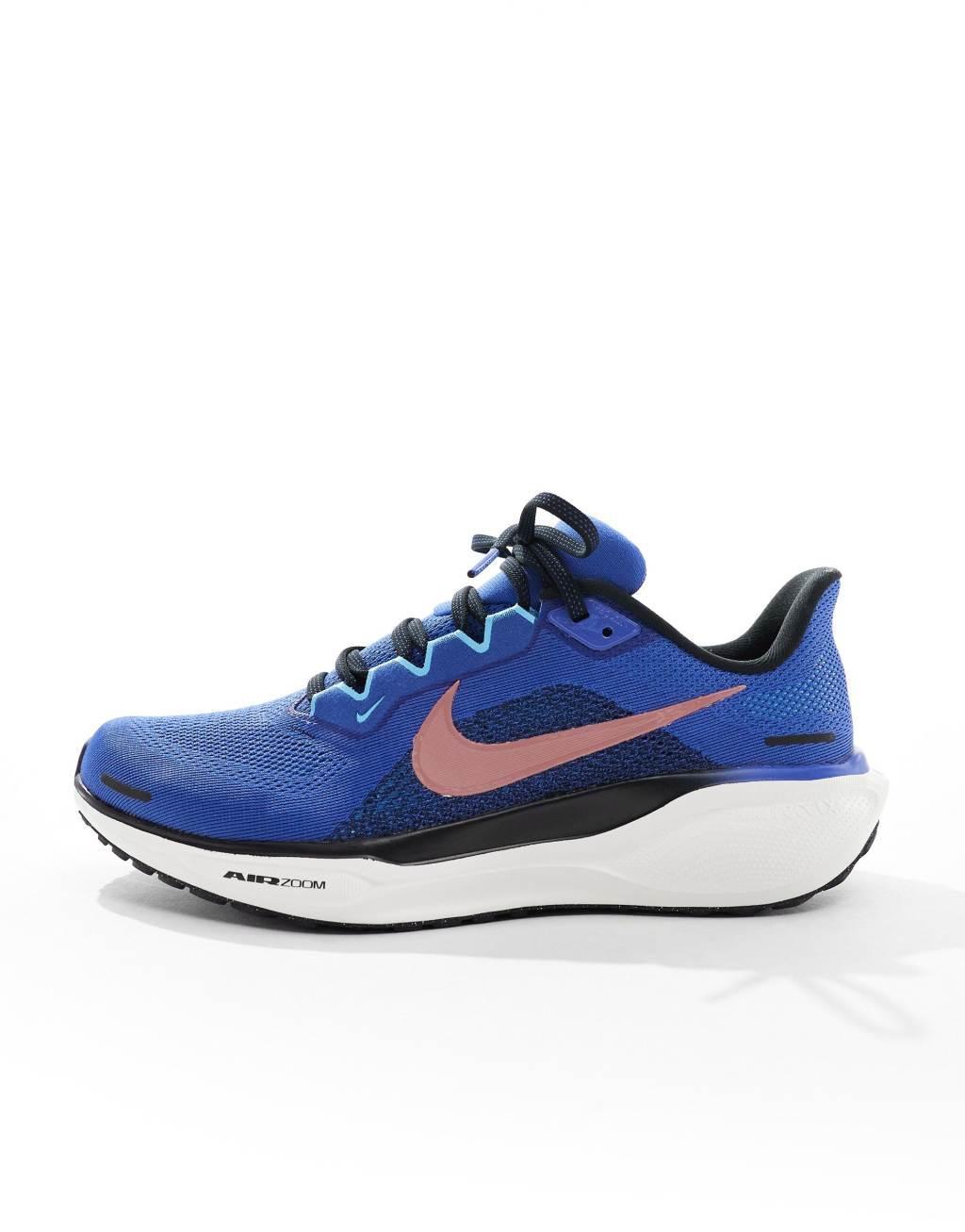 Nike Running Air Zoom Pegasus 41 sneakers in blue Product Image
