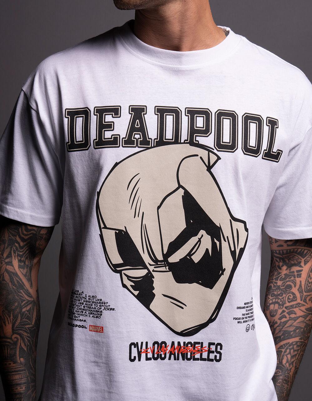 CVLA x DEADPOOL & WOLVERINE Dead Head Boxy Tee - WHITE Product Image
