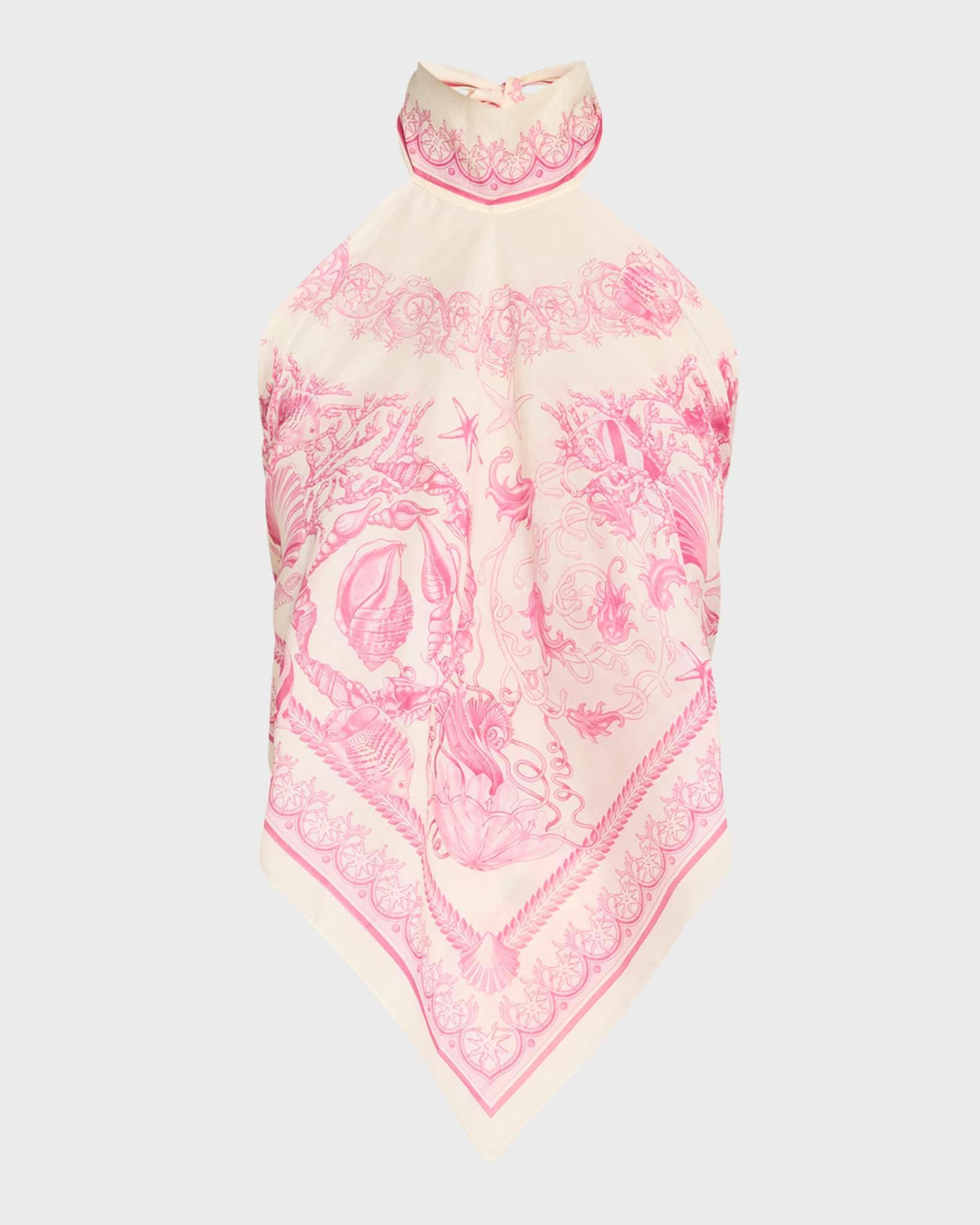 Underwater Barocco Foulard Coverup Top Product Image