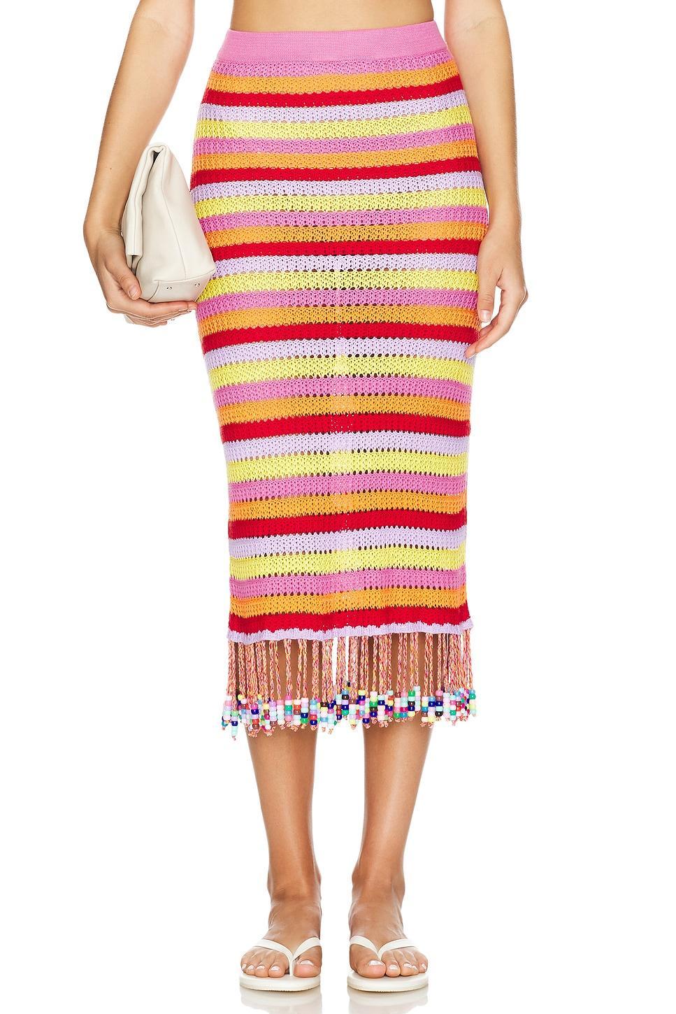 Sally Multicolor Midi Skirt Capittana Product Image