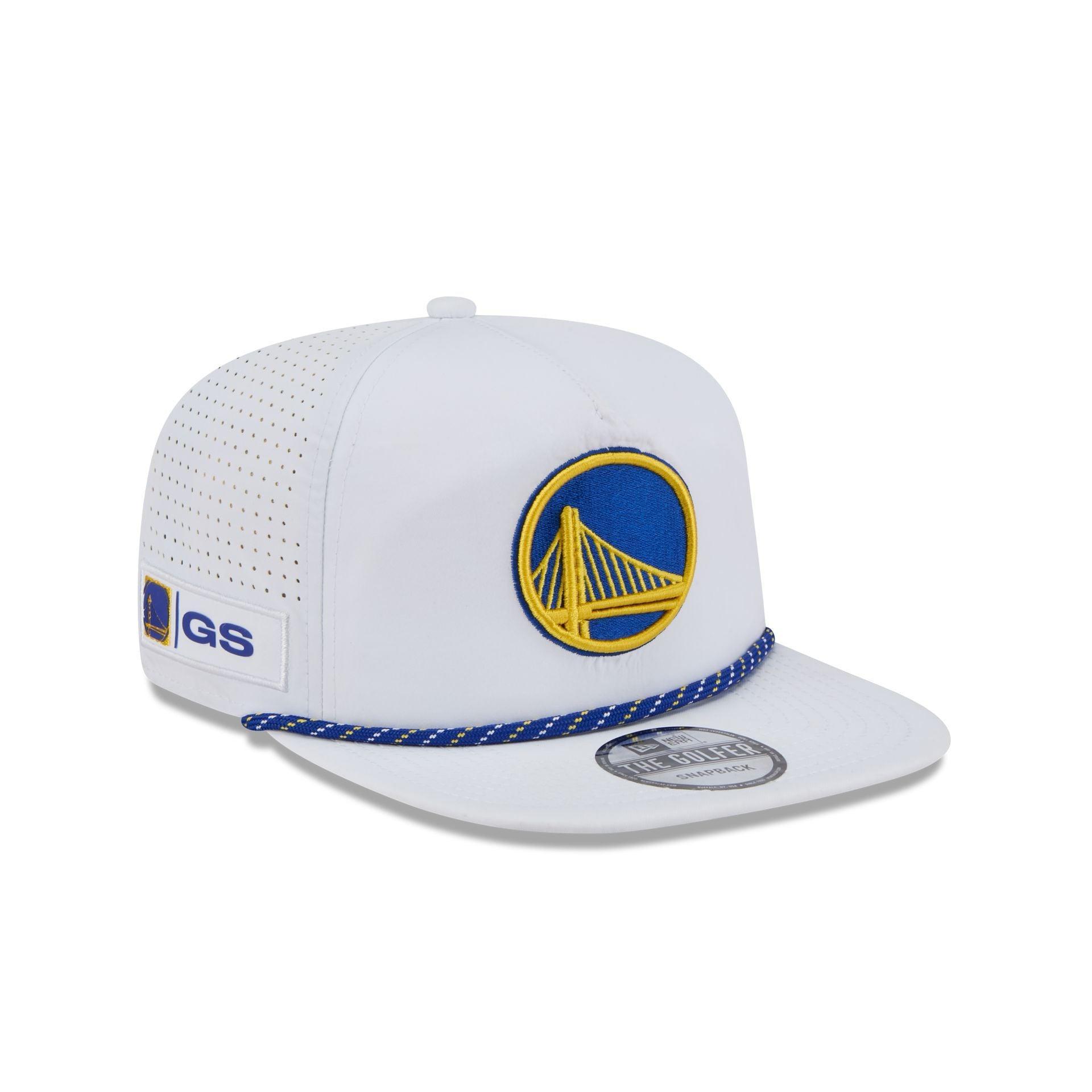 Golden State Warriors Optic White Performance Rope Golfer Hat Male Product Image