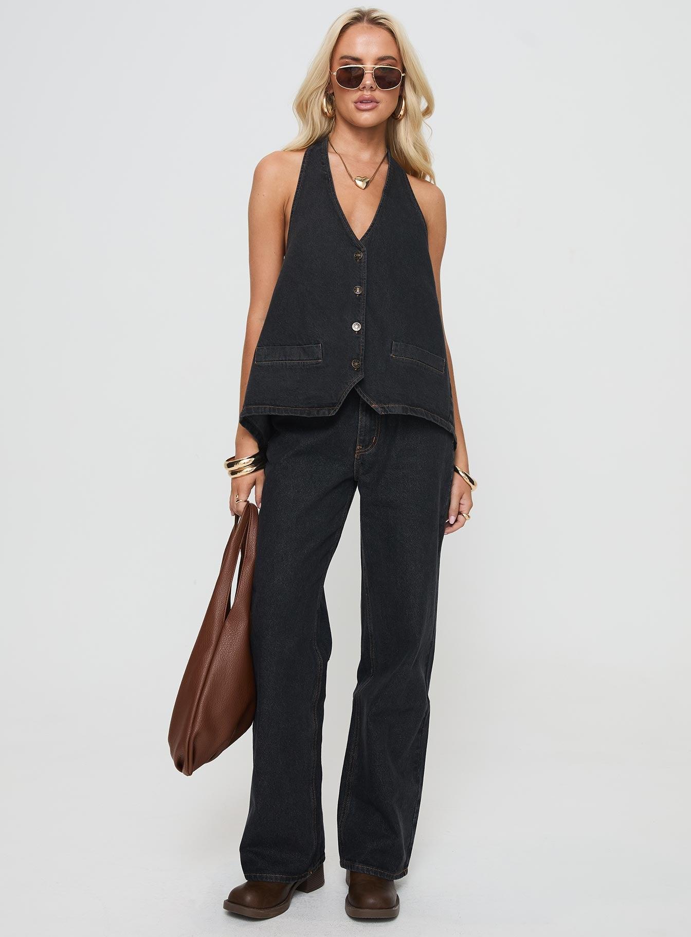 Top Model Jeans Charcoal Product Image