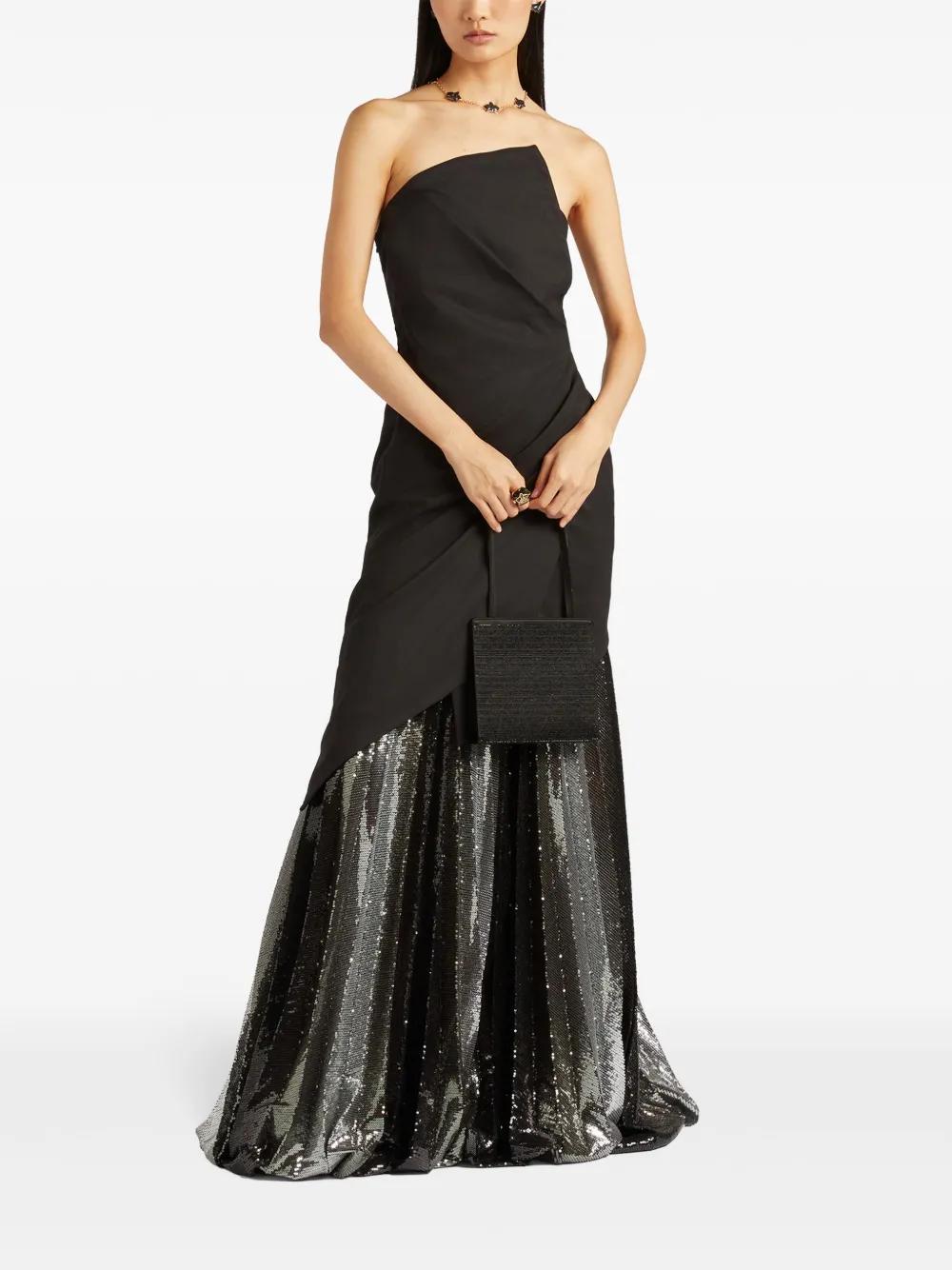 layered-design maxi dress Product Image