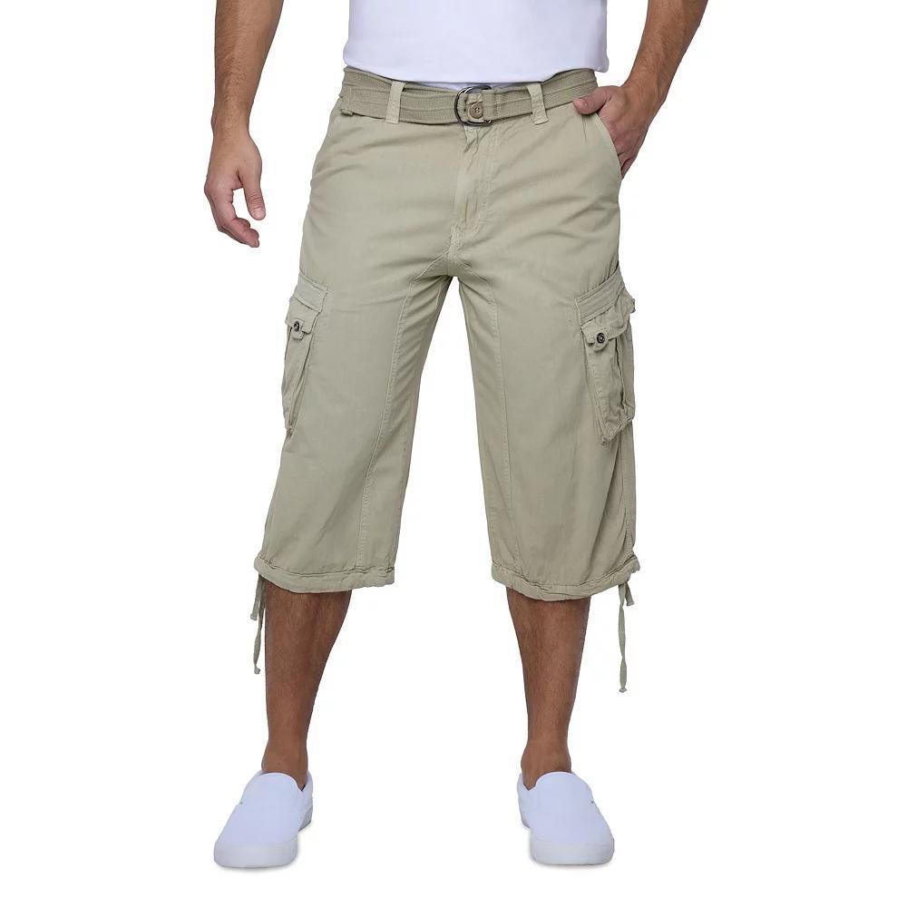 Men's Xray Messenger Belted Cargo Shorts, Size: 36, Black Camo Product Image