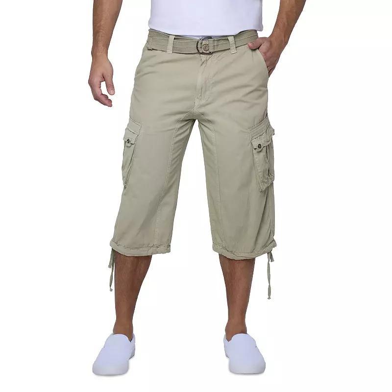 Men's Xray Messenger Belted Cargo Shorts, Size: 36, Black Camo Product Image