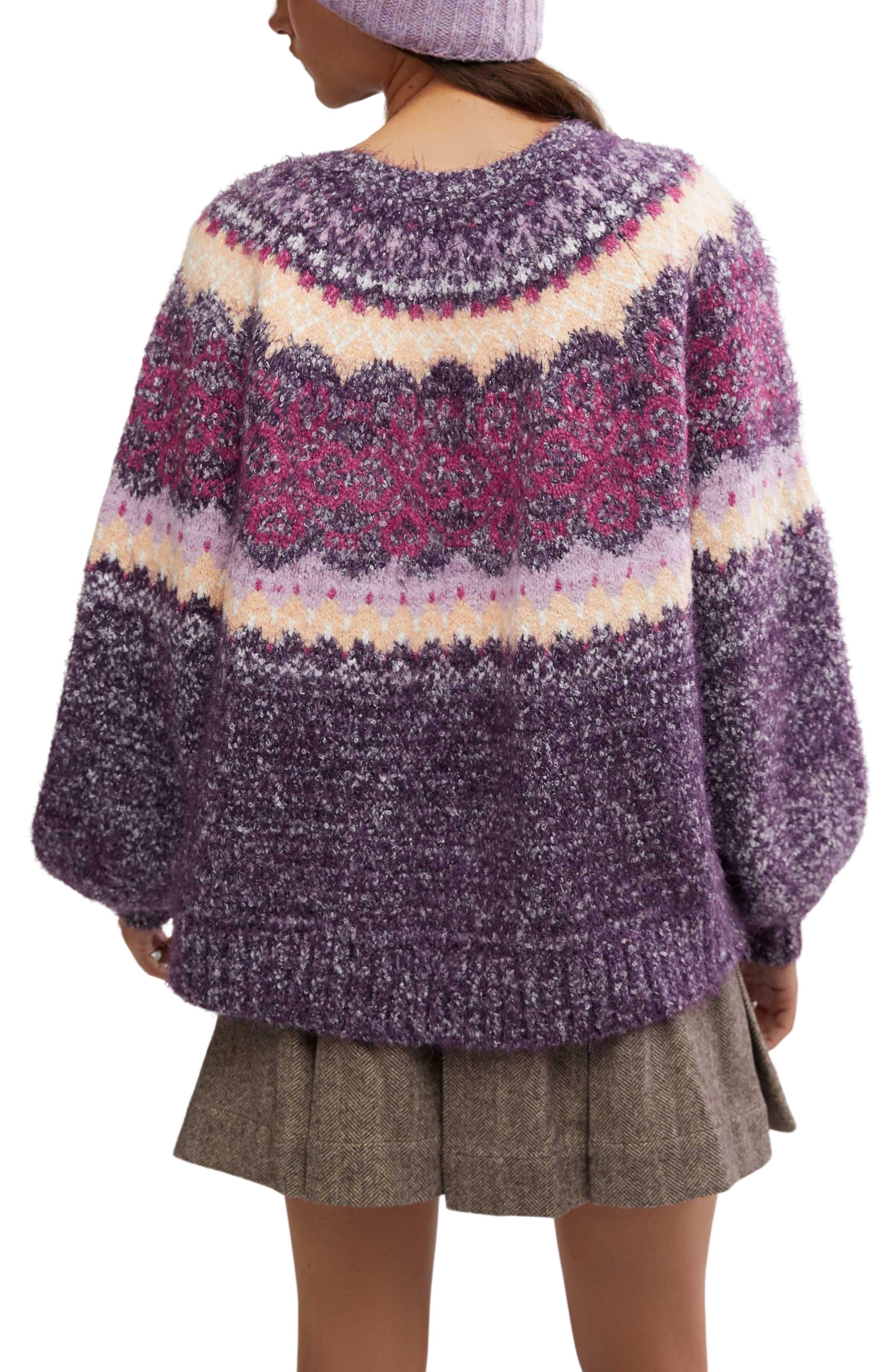Festive Frost Fair Isle Sweater Product Image