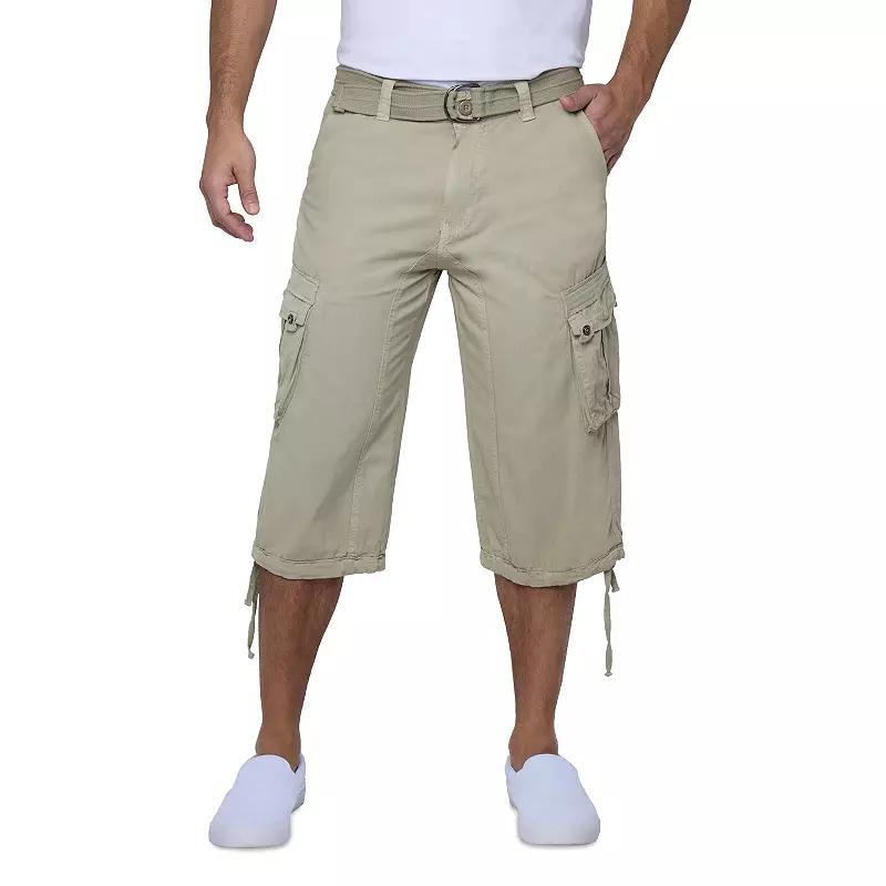 Men's Xray Messenger Belted Cargo Shorts, Size: 36, Black Camo Product Image