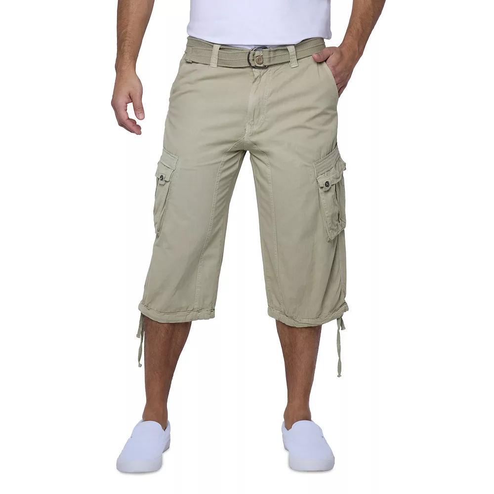 Men's Xray Messenger Belted Cargo Shorts, Size: 36, Black Camo Product Image