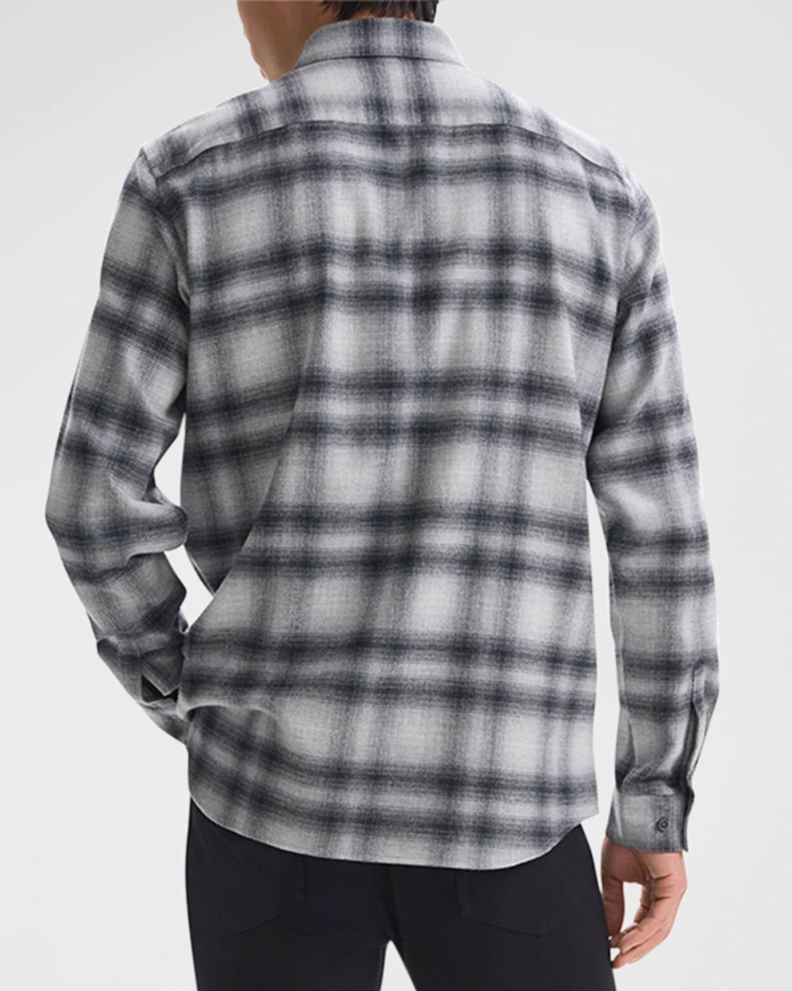 Mens Irving Shadow Plaid Flannel Shirt Product Image