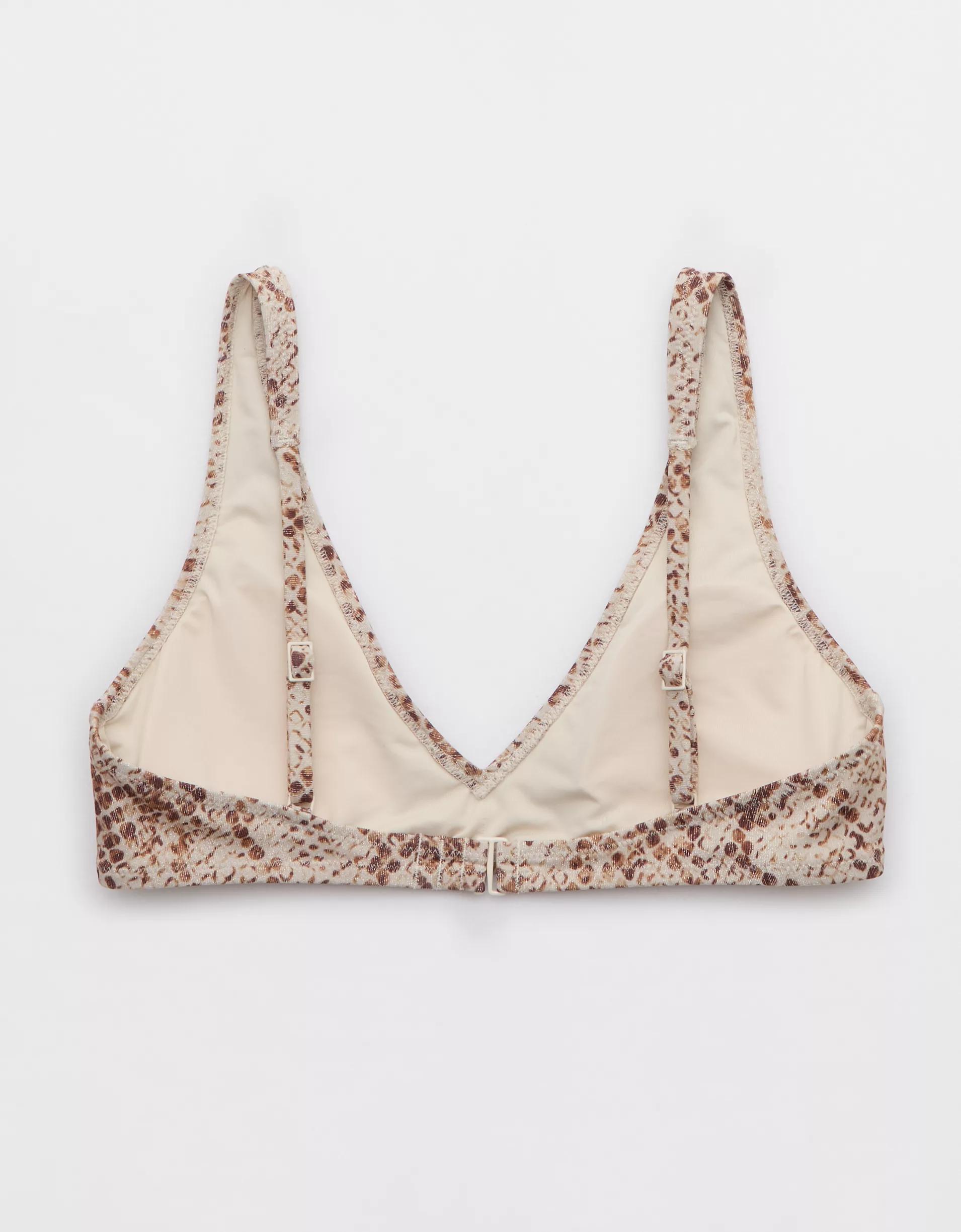 Aerie Sparkle Wide Strap Voop Bikini Top Product Image