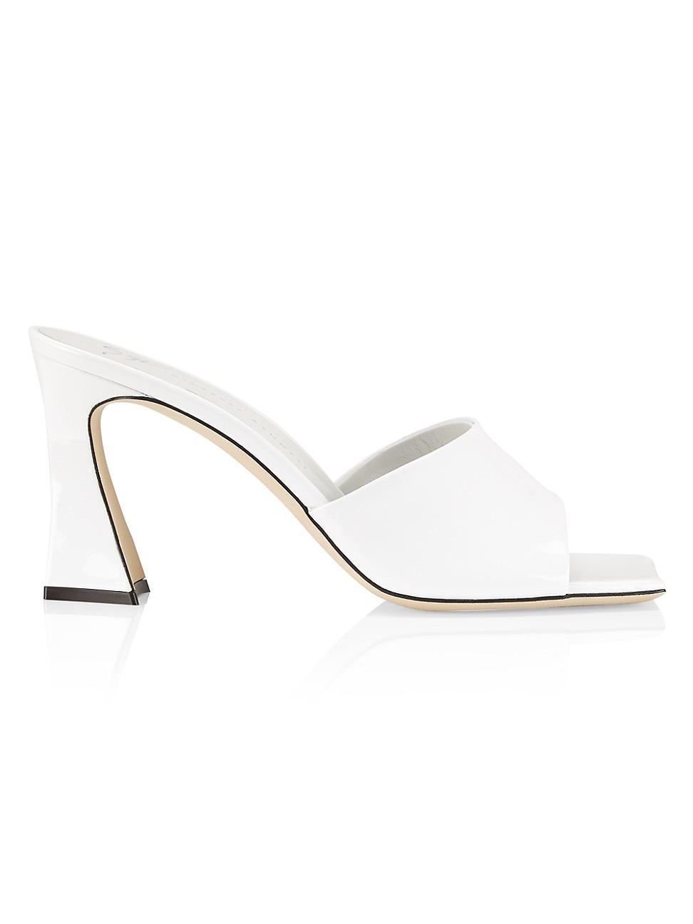 Guiseppe Zanotti Womens Square Toe High Heel Slide Sandals Product Image