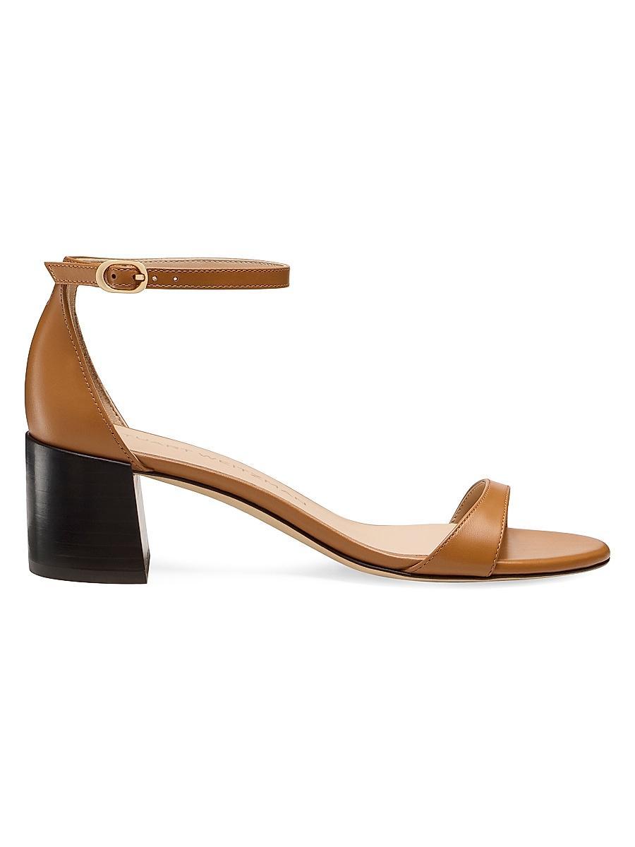 Stuart Weitzman Womens Nudist 50 Block Heel Sandals Product Image