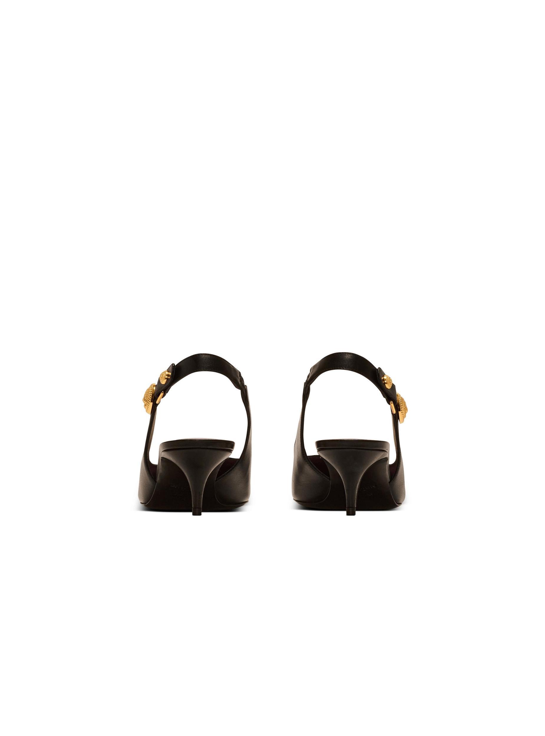 Eva kitten slingbacks in calfskin Product Image