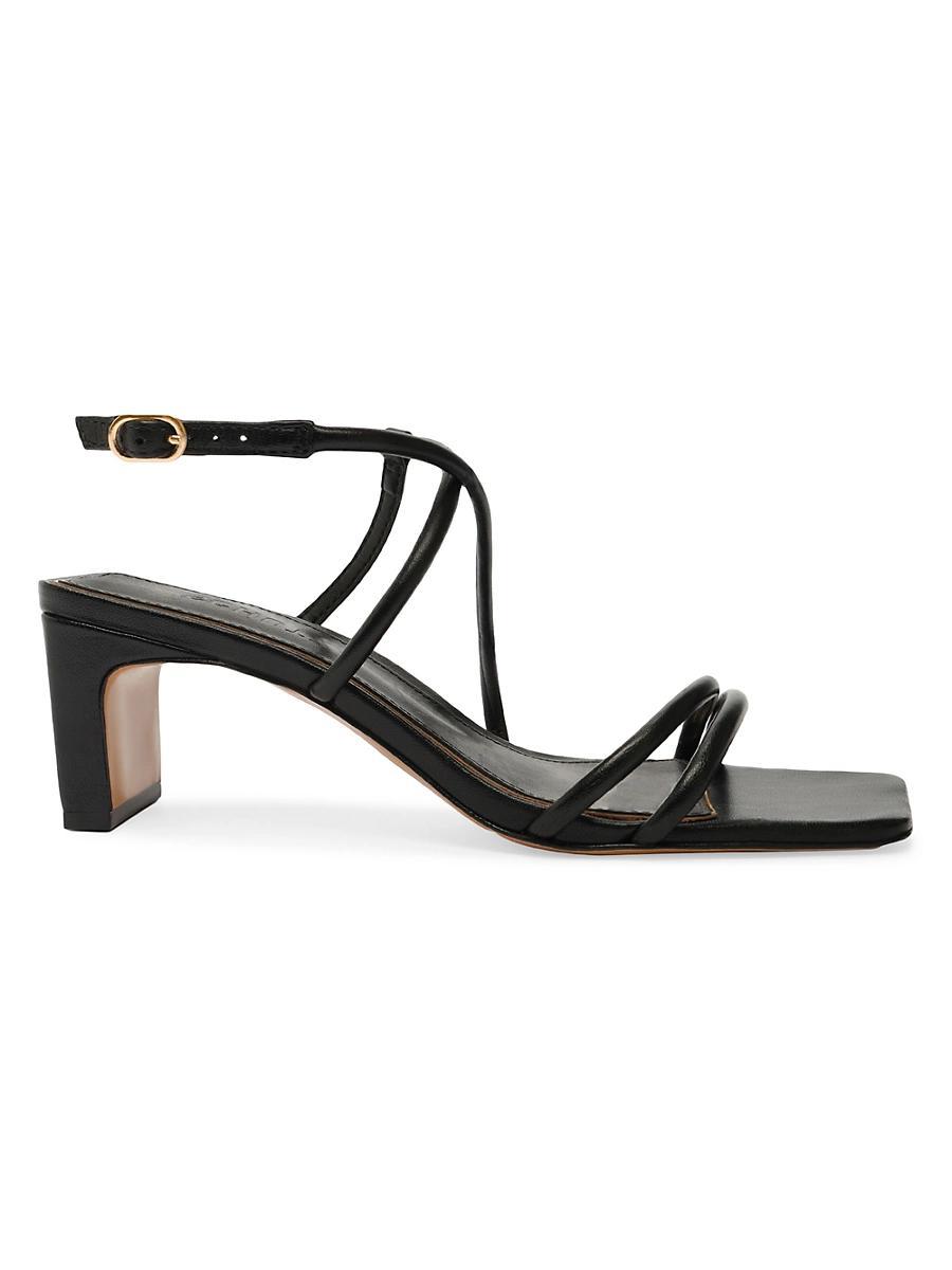 Aimee Block Leather Sandal Product Image