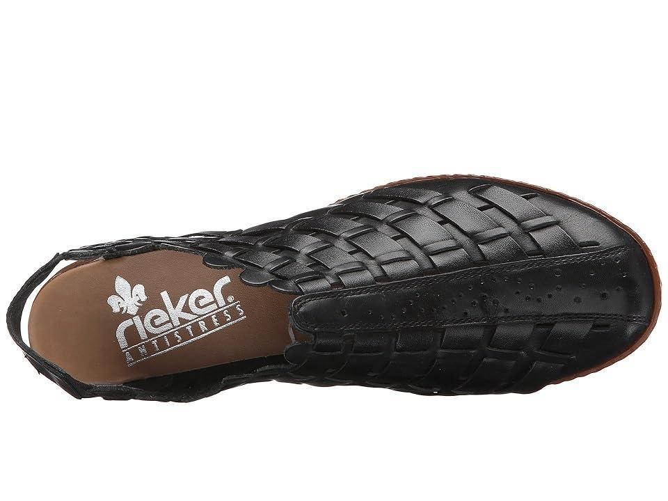 Rieker 46778 Sina 78 (Nero Women's Slip on Shoes Product Image