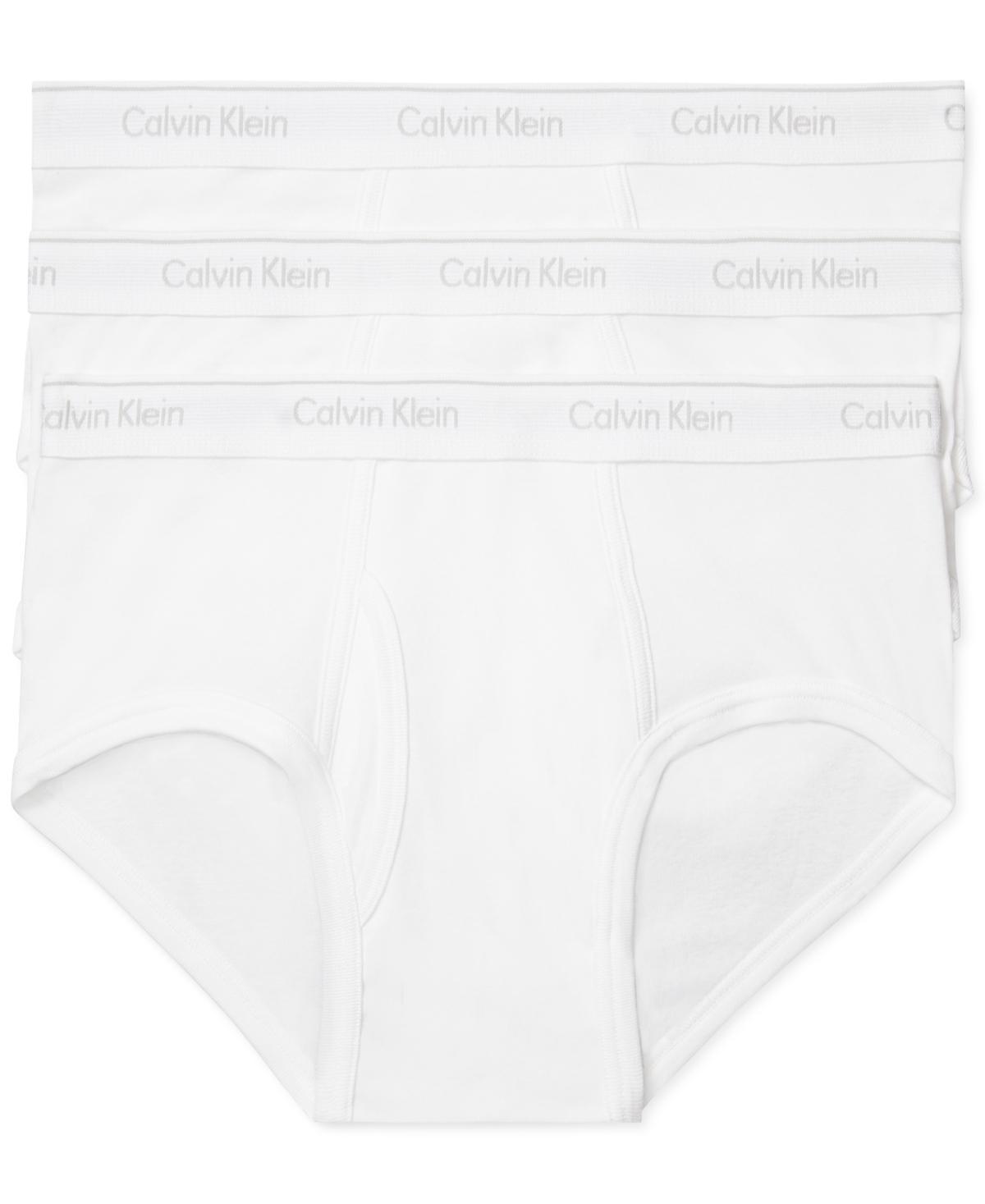 Men's Calvin Klein 3-Pack Cotton Classic Briefs, Size: Small, White Product Image