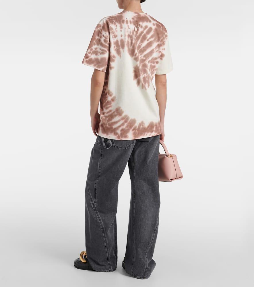 JW ANDERSON T-shirt Aus Baumwoll-jersey In Tobacco Product Image