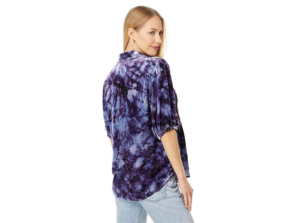 Johnny Was Junia Velvet Lisbon Shirt Women's Clothing Product Image
