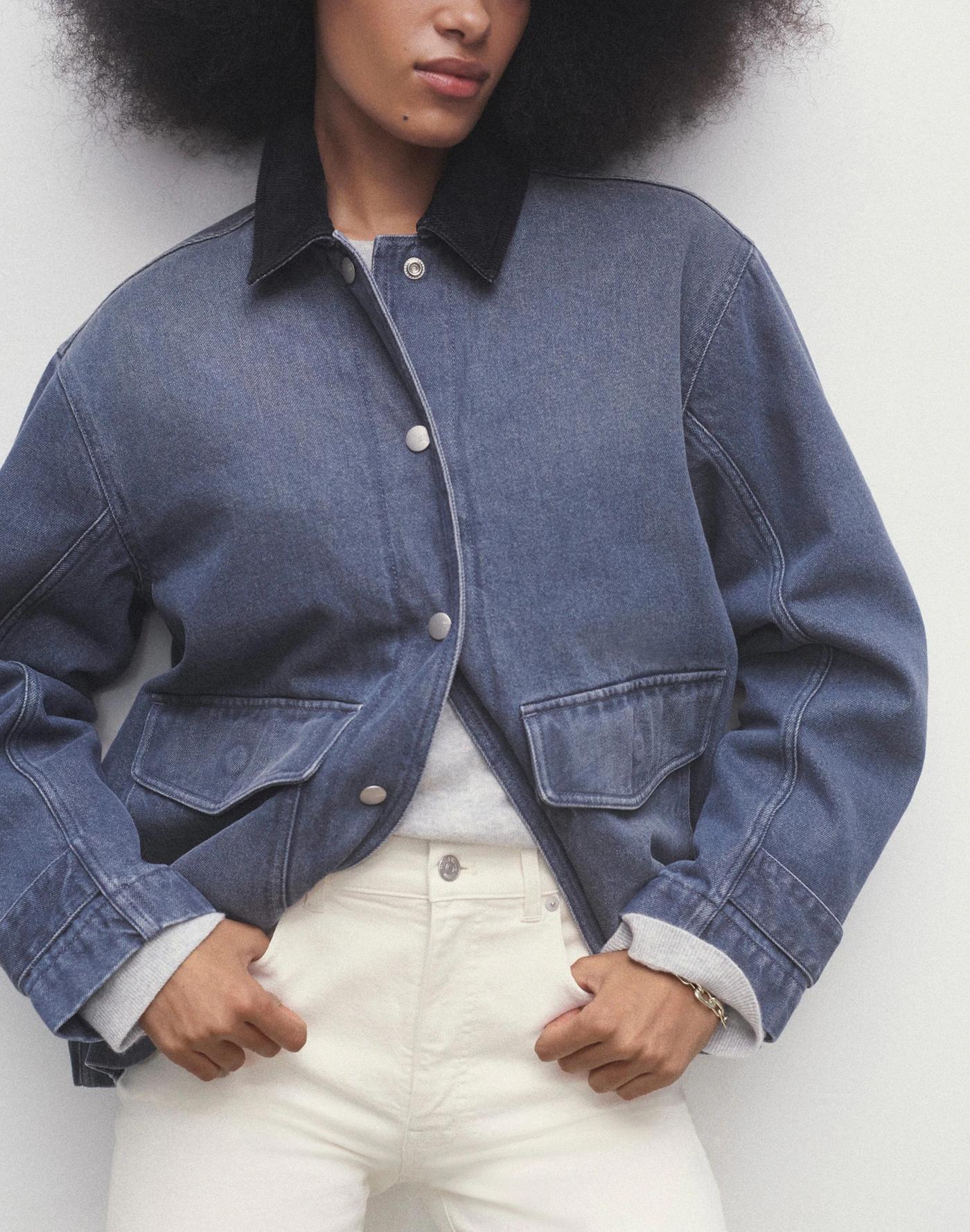 Denim Chore Jacket in Hodgeman Wash Product Image