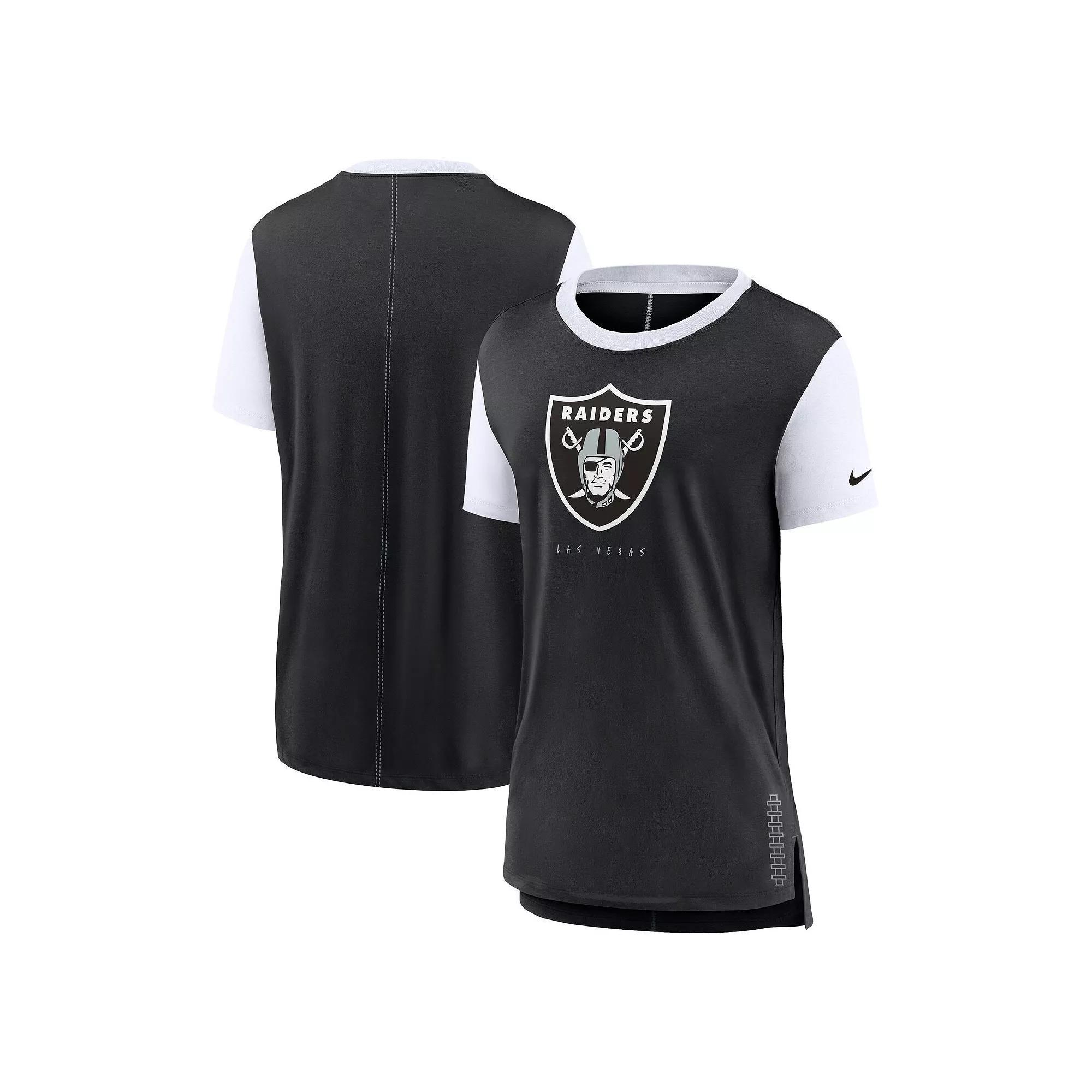Women's Nike Black Las Vegas Raiders Team T-Shirt, Size: XL, Lvr Black Product Image