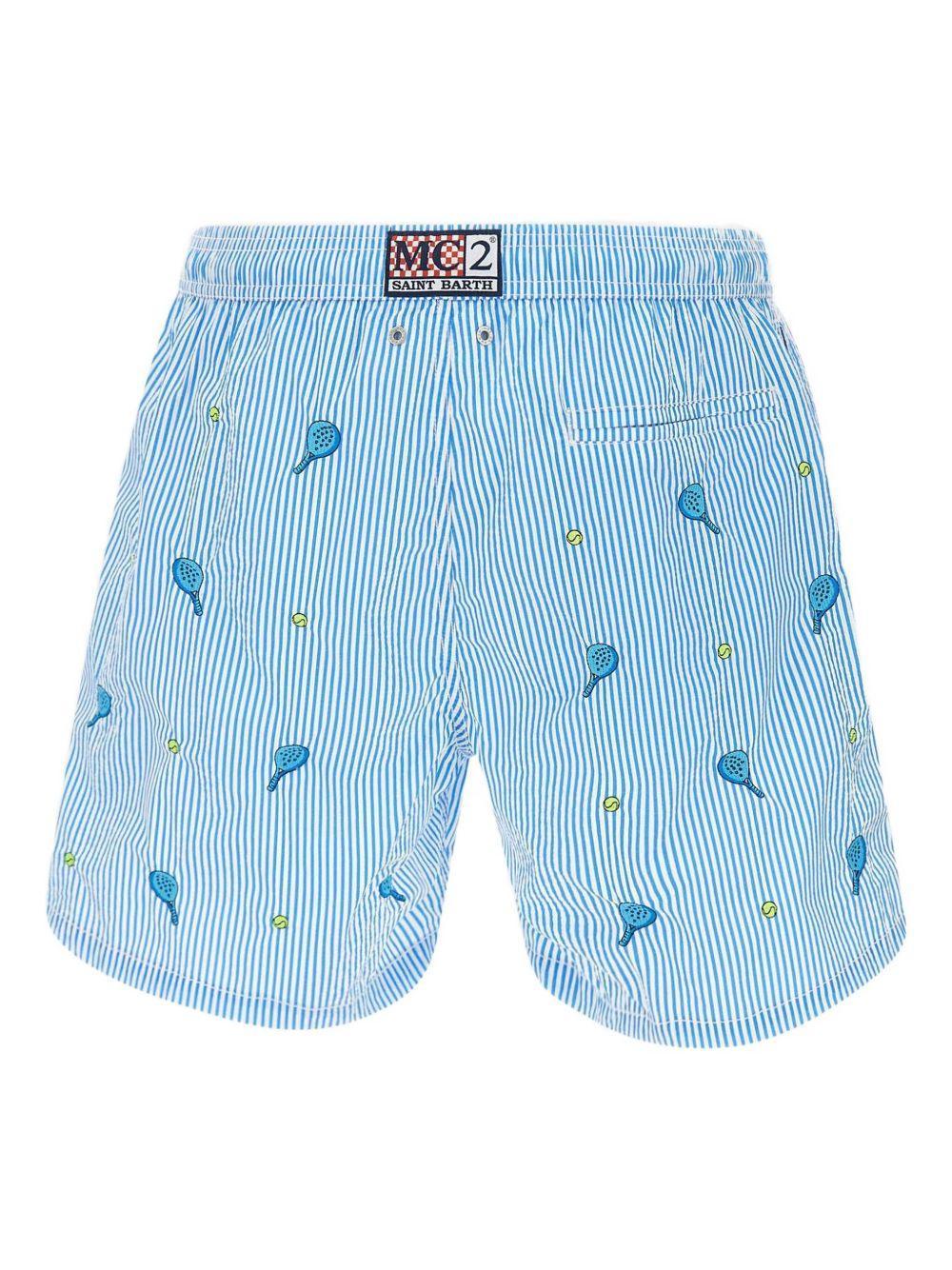 Gustavia striped swim shorts Product Image