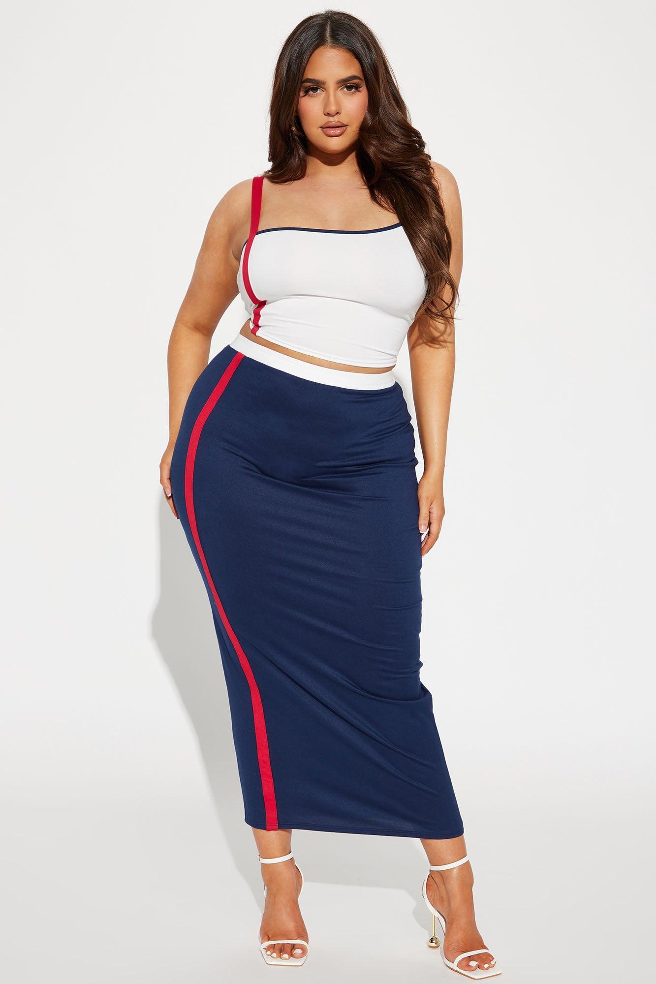 All American Skirt Set - Navy/combo Product Image