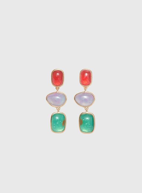 Rosabella Earrings Blue Multi Product Image