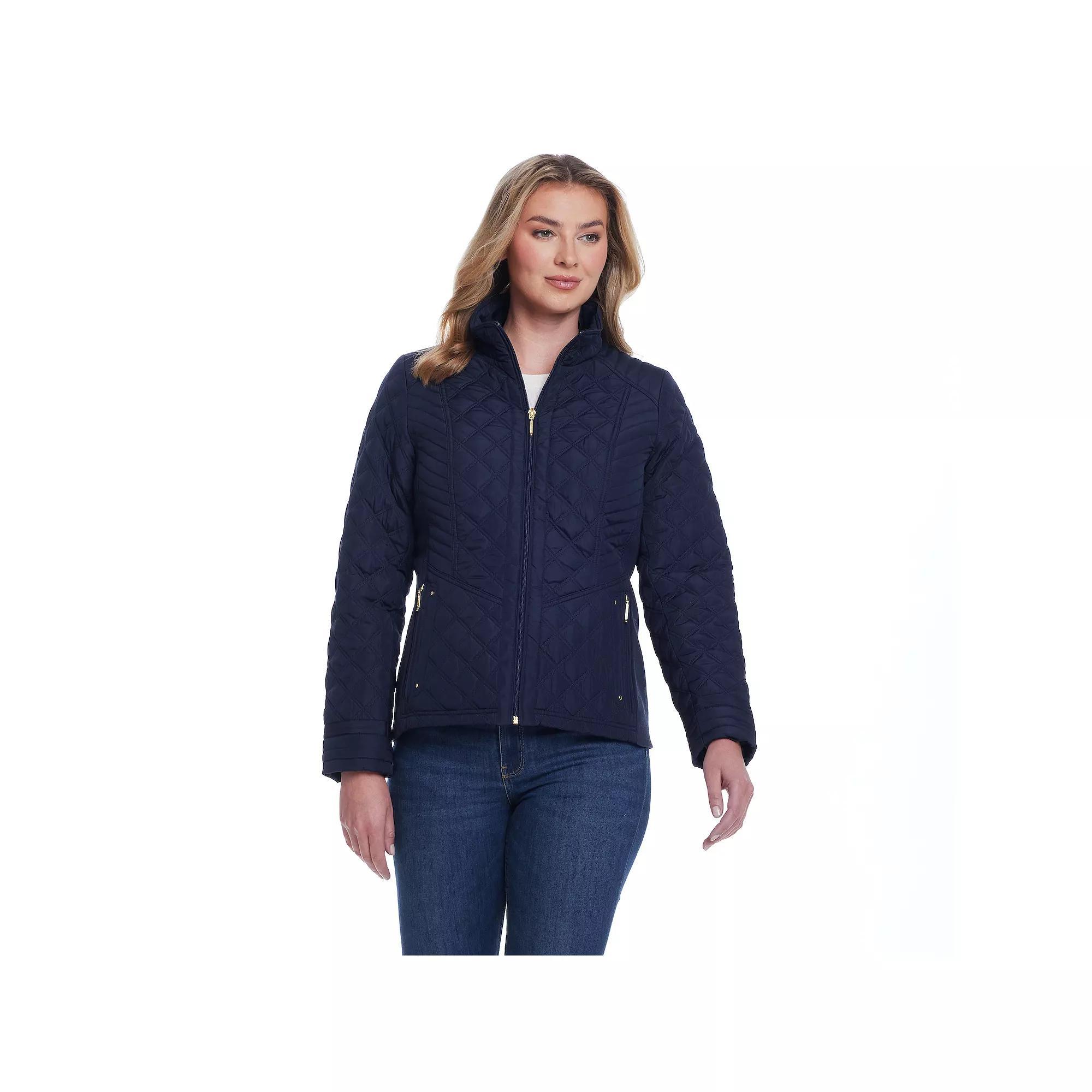 Women's Weathercast Quilted Jacket with Side Stretch, Size: XL, Shiitake Product Image