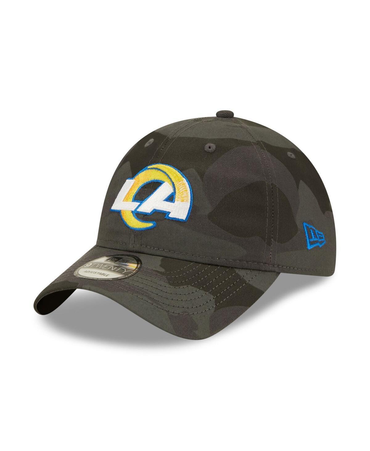 Men's New Era  Camo Los Angeles Rams Core Classic 2.0 9TWENTY Adjustable Hat, Green Product Image