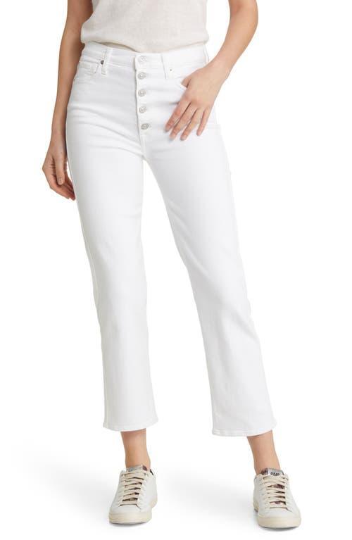 7 For All Mankind High-Waist Cropped Straight in Luxe Vintage Soleil (Luxe Vintage Soleil) Women's Jeans Product Image