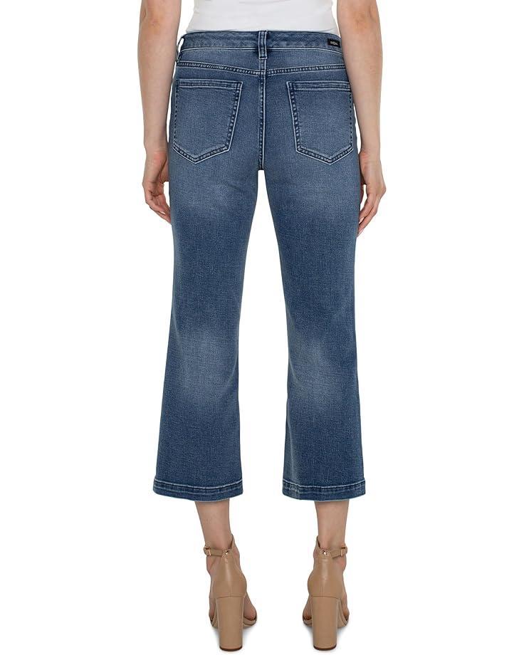Hannah Mid-Rise Cropped Flare Eco Denim Product Image