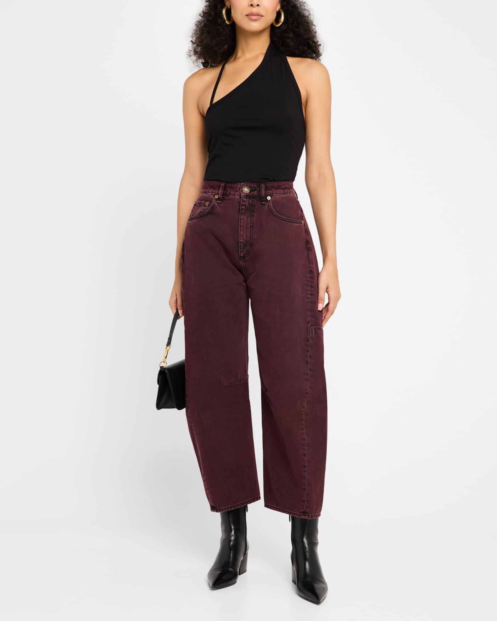Charlie High-Rise Barrel Jeans Product Image