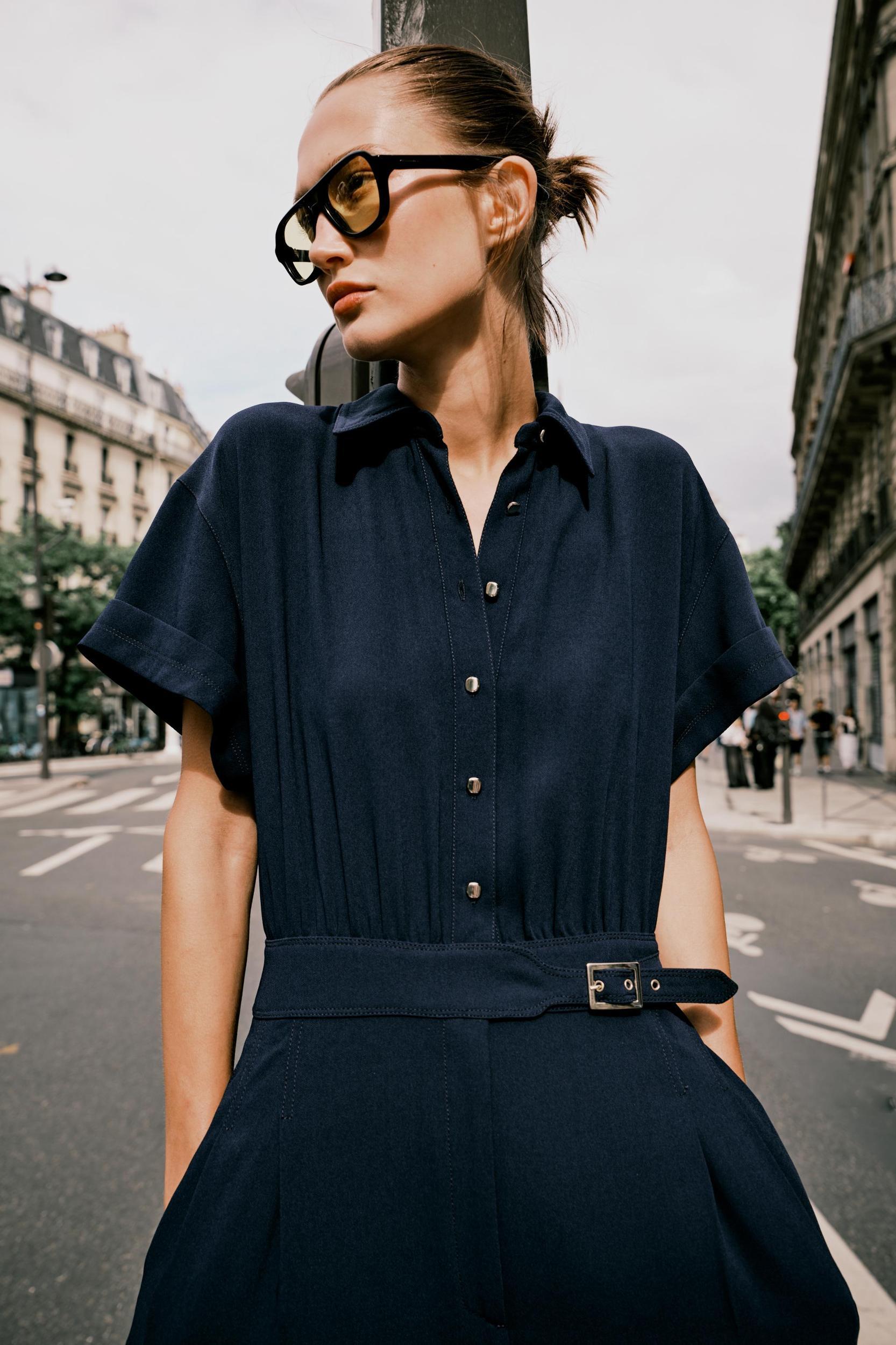 LONG CREPE JUMPSUIT Product Image