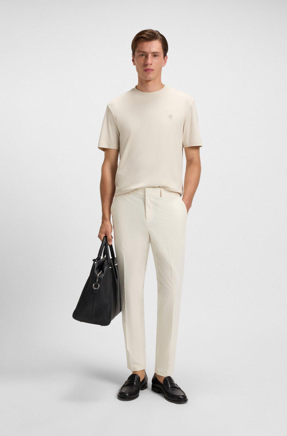 Packable trousers in water-repellent stretch fabric Product Image