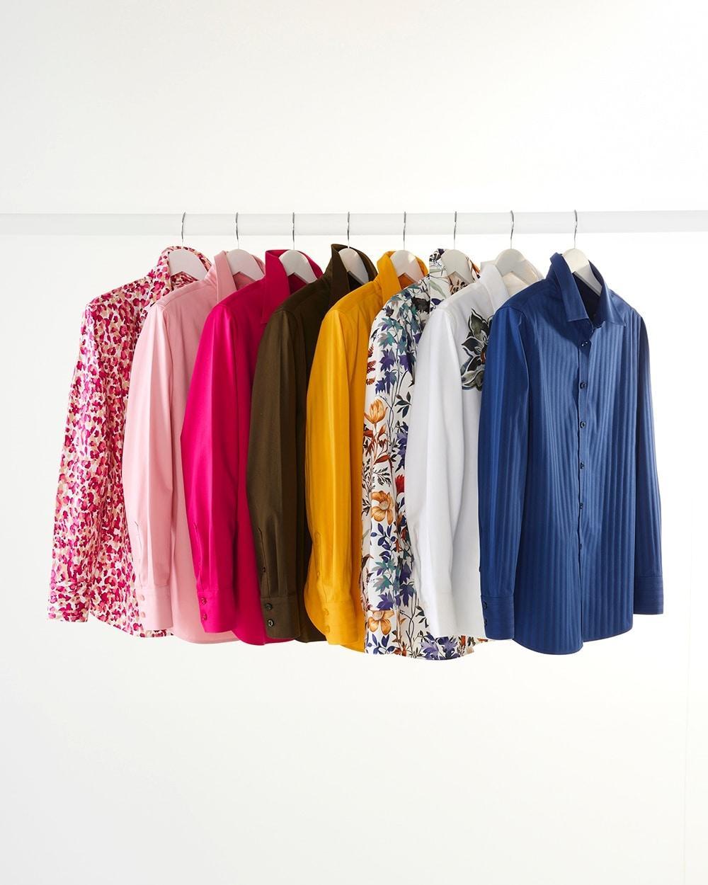 No Iron™ Leopard Print Shirt Product Image
