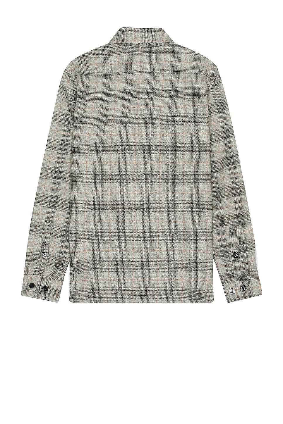 Schott NYC Plaid Cpo Shirt in Brown Product Image