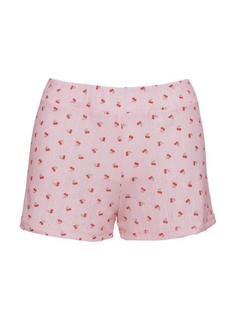 On A Cloud Pointelle Sleep Tank Top Pink Cherry Product Image