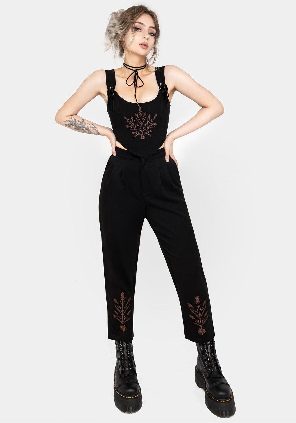 Cybele Embroidered Tapered Trousers Product Image