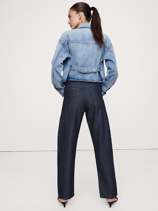 Mid-Rise Slouchy-Straight Jean Product Image
