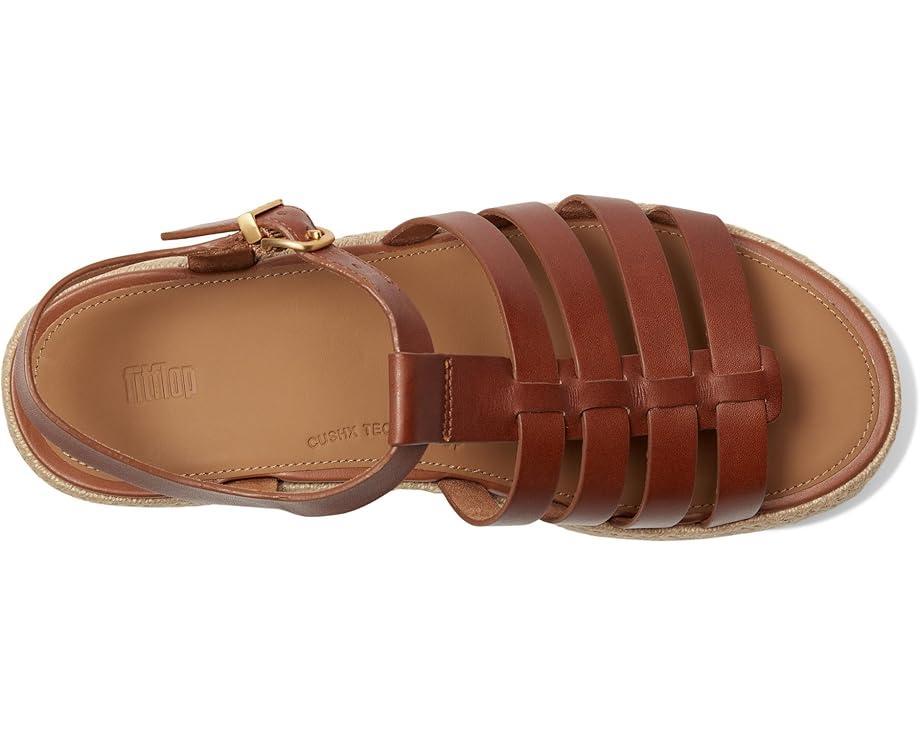 Women's FitFlop PLATFFORMS Espadrille Leather Fisherman Wedge Sandals Product Image