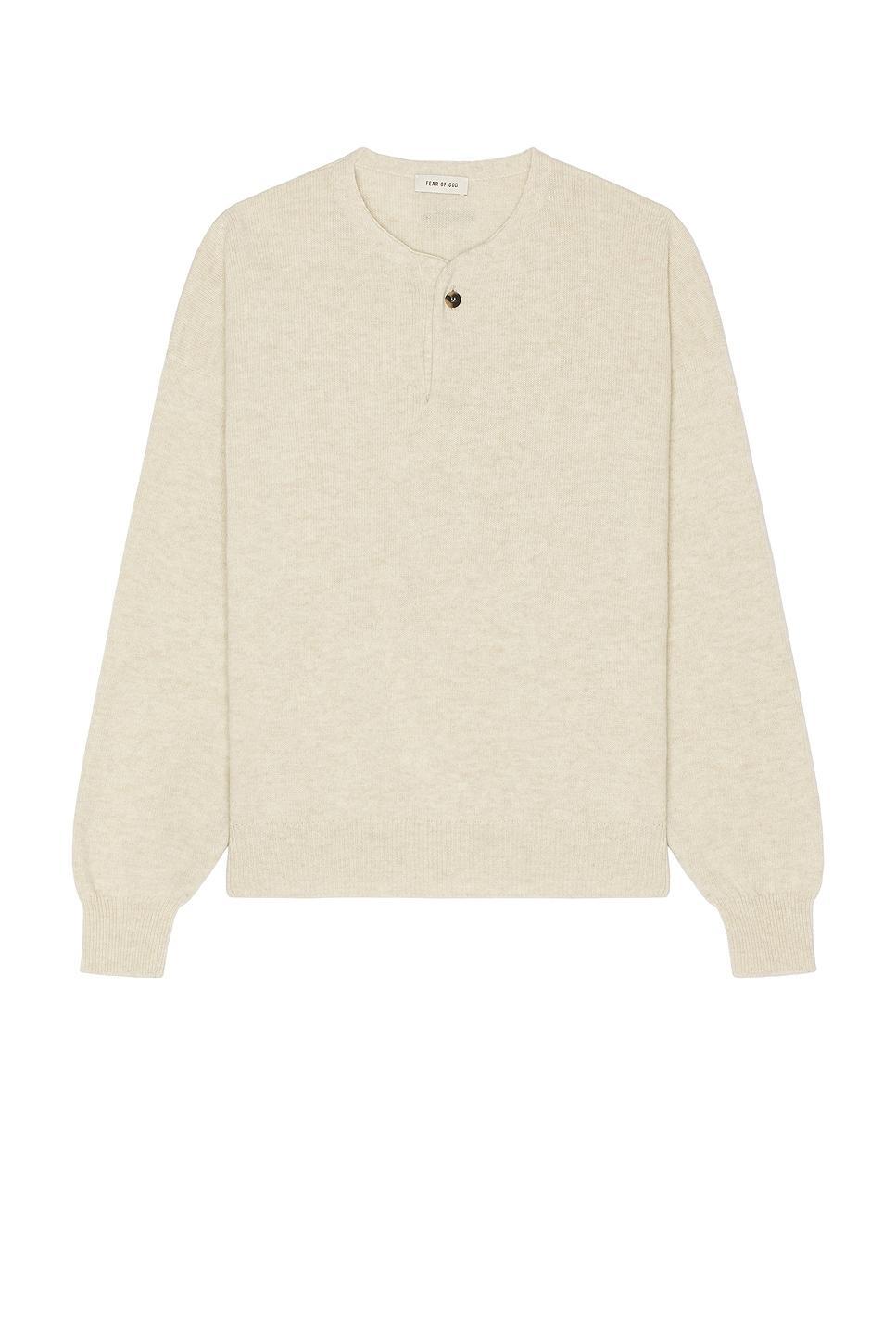 Fine Knit Henley Product Image