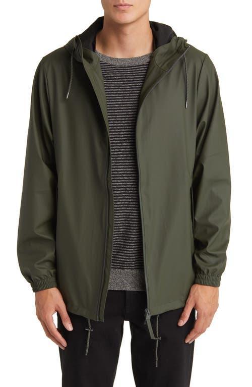 Rains Womens Storm Breaker Hooded Waterproof Raincoat Product Image