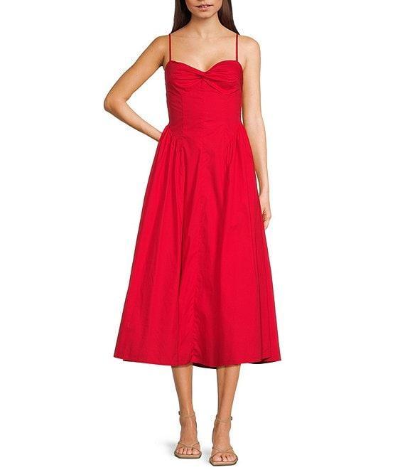 NIA Destene Sleeveless Sweetheart Maxi Dress Product Image