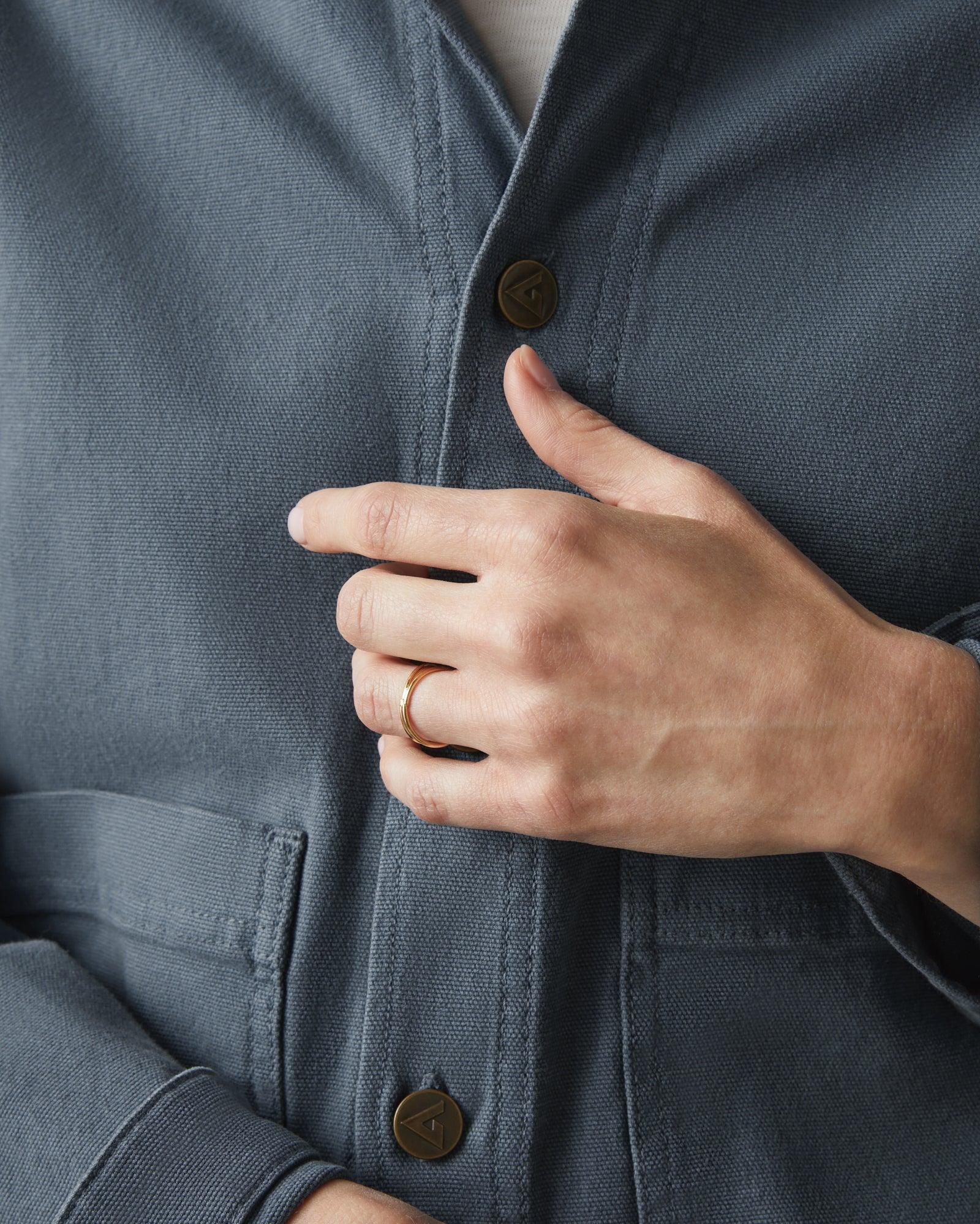Women's Roughneck Chore Jacket - Vintage Indigo Female Product Image