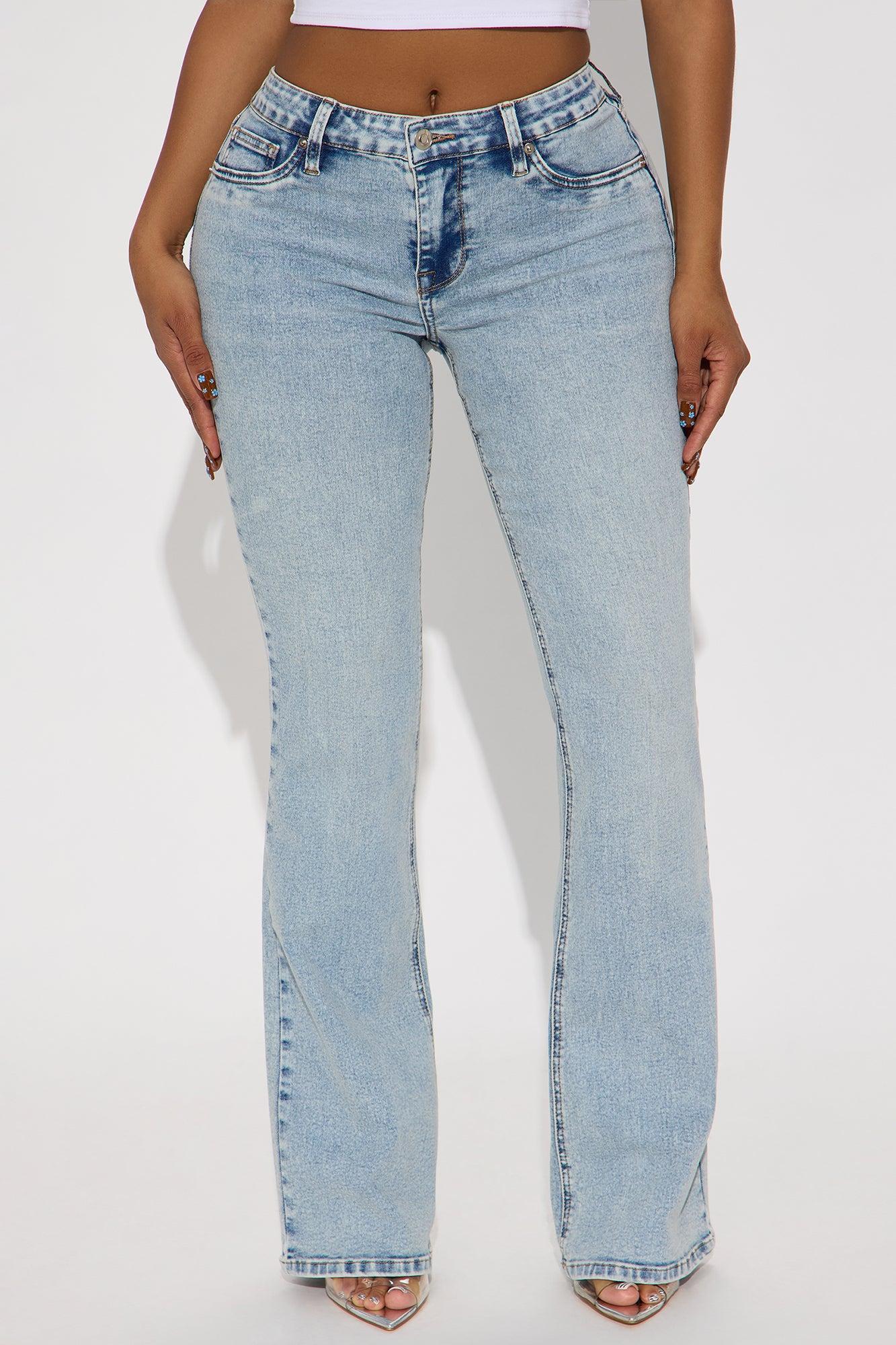 Best Ever Low Rise Flare Jeans - Light Wash Product Image