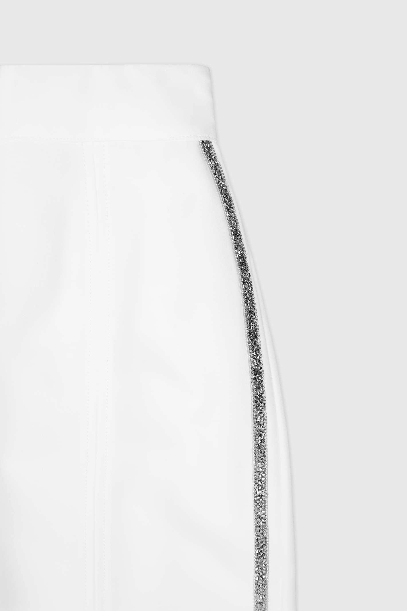 Embellished Trousers - White / White / WMN2297-02 Product Image